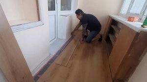 Укладка ламината Легко и Быстро на теплый пол. Все фишки