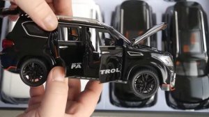Nissan Patrol SE - обзор машинки в масштабе 1/24 - открываются двери, капот, багажник, длина 21см.