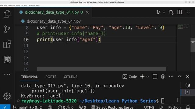 Python Dictionary & Dict Operations - Learn Python Series 17