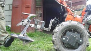 Оборотный плуг самодельный