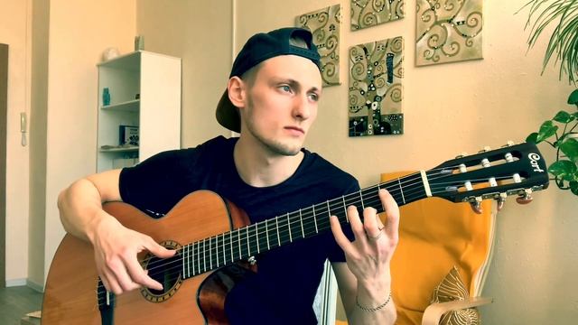 Тёмная ночь на гитаре смотреть онлайн