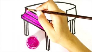 Сурет салу рояль | How to draw a piano | Как нарисовать рояль | Легкий рисунок для детей