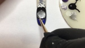 Роспись кошками. Дизайн ногтей кошачий глаз. Кошачий глаз на ногтях