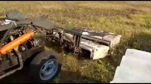 4х4 МИНИТРАКТОР КЛАССИКА. Погрузка в прицеп и едем на помощь другу