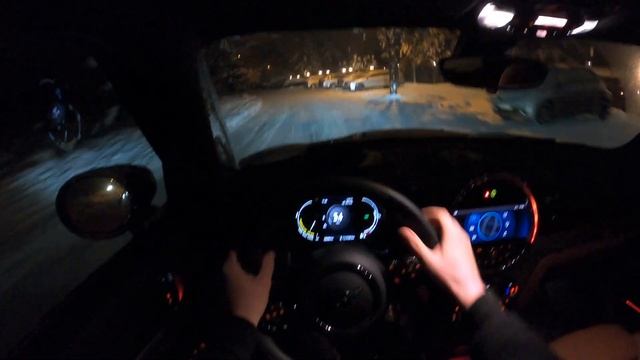 2021 MINI Cooper Countryman (hybrid) 220HP - Light Off Road POV Test Drive. Night POV Drive. смотреть онлайн