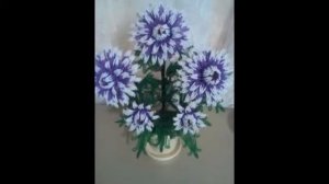 Поделки из бисера-Георгины из бисера