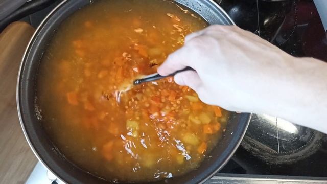 Турецкий суп - пюре из красной чечевицы! Вкусно, просто, можно в пост.