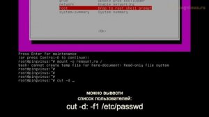 Как сбросить пароль пользователя в Linux