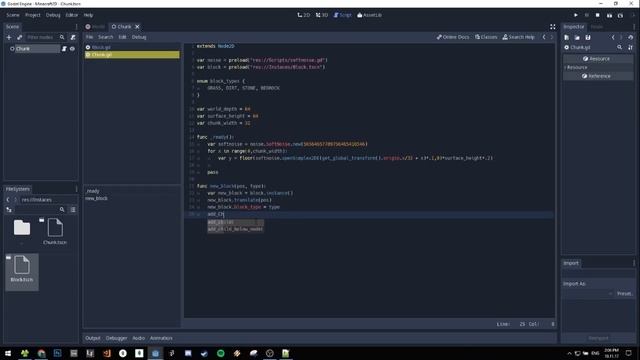 2D Minecraft in Godot Engine #1 - Chunk Generation смотреть онлайн