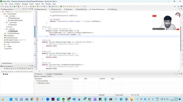 Maven Project Complete Tutorial Using Hibernate ORM JPA - ( CRUD using JPQL NamedQuery Entity Class