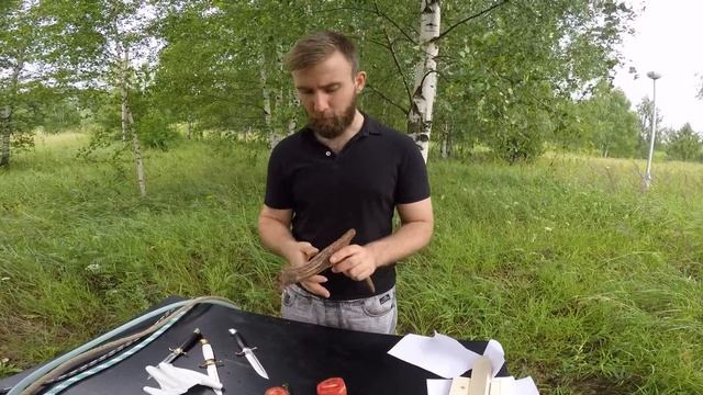 Видео обзор ножей финок НКВД из сталей 95Х18, Х12МФ, Бохлер к 340