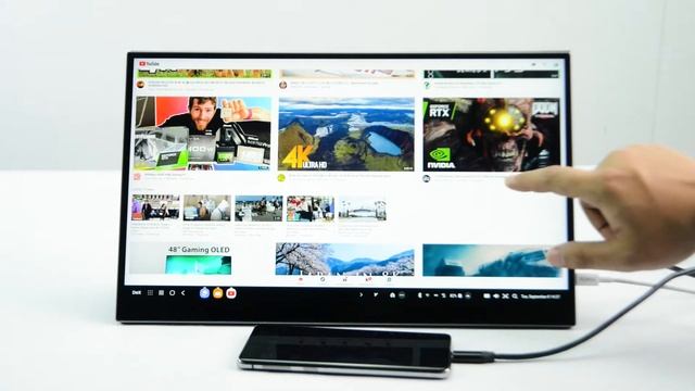 15.6" 1080P QLED Portable Monitor with Touchscreen- The first QLED touchscreen monitor in the world смотреть онлайн