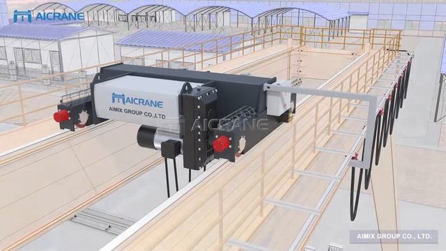 MGH Двухбалочный Козловой Кран Европейского стандарта Aicrane смотреть онлайн