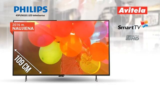 PHILIPS 43PUS6101 televizorius | AVITELA смотреть онлайн