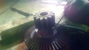 Сварка шестеренок с помощью резака