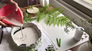 DIY Making Home Decor with IMPRINTS OF PLANTS by Klever