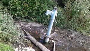 КОЛОНКА на улице с водой!