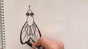 МУХИ ЛЕЧАТ ЛЮДЕЙ? КАК НАРИСОВАТЬ МУХУ-РИСУЕМ НАСЕКОМЫХ! DO FLIES TREAT PEOPLE? HOW TO DRAW A FLY