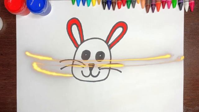 Как нарисовать зайку | how to draw a hare | простое рисование зайца для детей