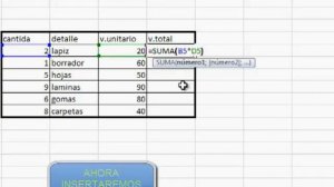 PROYECTO DE EXCEL COMO REALIZAR UNA FACTURA