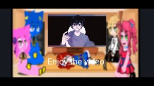 {Poppy Playtime react to AftonFamily}«part 1»[Michael and Evan Afton]~cringe~