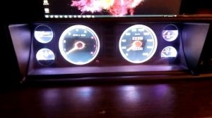 Ваз 2107, подсветка панели приборов и самодельных стрелок!)