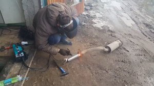 Ремонт  глушителя УАЗ ПАТРИОТ