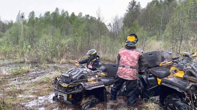 ЖУТКИЕ БОЛОТА! СМОТРЕТЬ ВСЕМ!КВАДРОЦИКЛ) Самый жесткий маршрут! #квадроцикл #покатушка #brp Часть смотреть онлайн