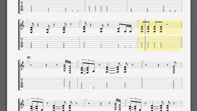 Metallica Shoot Me Again James guitar tablature смотреть онлайн