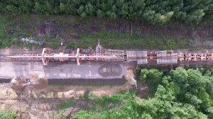 Работа Укладочного крана УКСП  2016 год