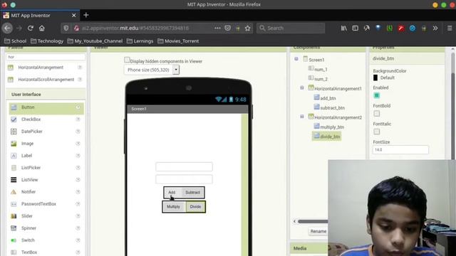How to make a basic calculator app using Mit app inventor 2 смотреть онлайн