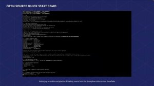 Snowplow Open Source Quickstart Demo