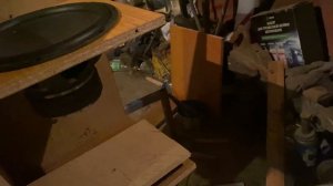 Бандпасс короб под 12-ти дюймовый старый САБ ALPINE. Алпайн