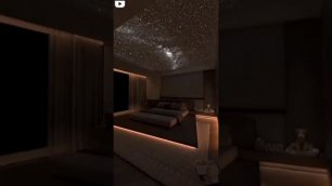 Волшебное звёздное небо в спальне