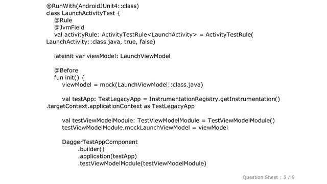 Android : Espresso generating FileNotFoundException, when used with Dagger смотреть онлайн