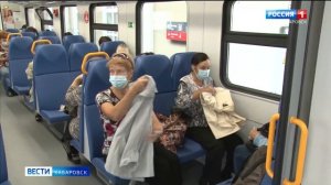 Новая электричка на маршруте Хабаровск - Николаевка вышла первый рейс