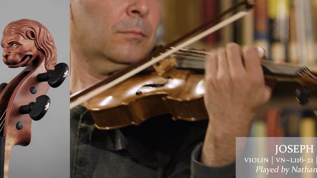 Joseph Liteh Liu 2021 lion's head violin / Nathan Cole, violinist / at the Metzler Violin Shop смотреть онлайн