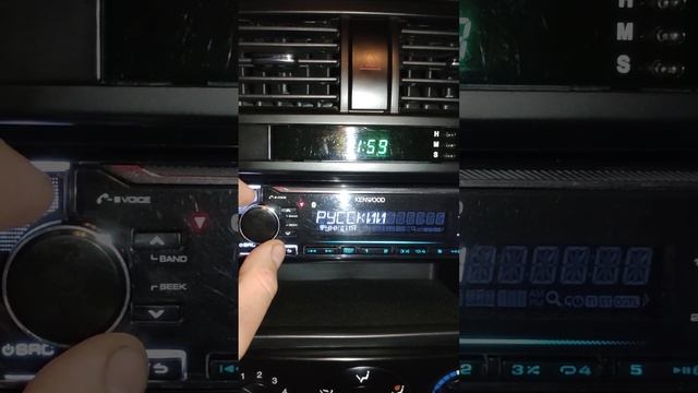 Как Переключить на Русский Язык магнитолу KENWOOD KMM- BT 304 смотреть онлайн