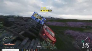 Forza Horizon 4 - как сбить стенд с крыши фермы.