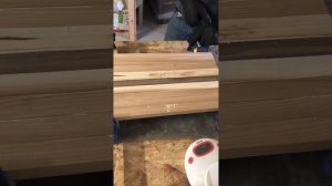 Склейка щита для разделочной доски.