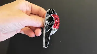 обработка края броши канителью смотреть онлайн