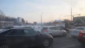 Поездка на автобусе МАЗ-103.465 № Р945PA116 по маршруту №34 Казань. (11.01.2021) Старый информатор