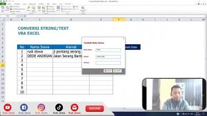 Cara Konversi Text di VBA Excel || How to Conversi Text di userform excel