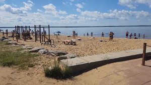 Коприно. Пляж.