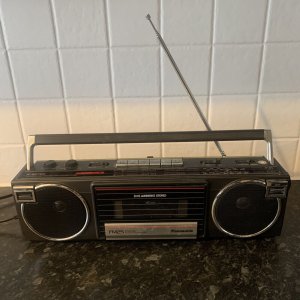 panasonic rx-fm25l ambience stereo boombox radio кассетный проигрыватель sw-mw-lw-fm-СИНГАПУР