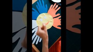 мастер-класс "Солнце из ладошек"