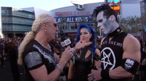 Doyle Wolfgang von Frankenstein and Alissa from Arch Enemy at 2014 Revolver Golden Gods