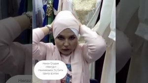 Обучение оформление платка на никах. Оформление платка.завязывание платка на никах