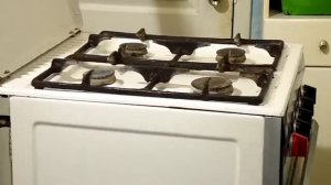 Проверка на работоспособность. Газовая плита " Россиянка ".