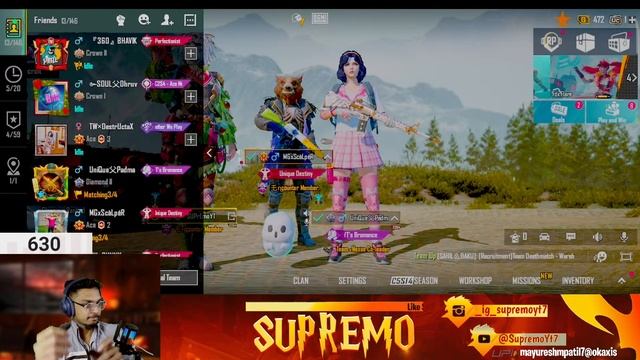 BGMI 3.0 NEW UPDATE GAMEPLAY? |BGMI LIVE?- ?SUPREMO IS LIVE |ROAD TO 1K #bgmi #bgmilive #facecam смотреть онлайн